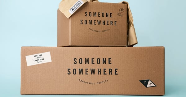someone somewhere packaging