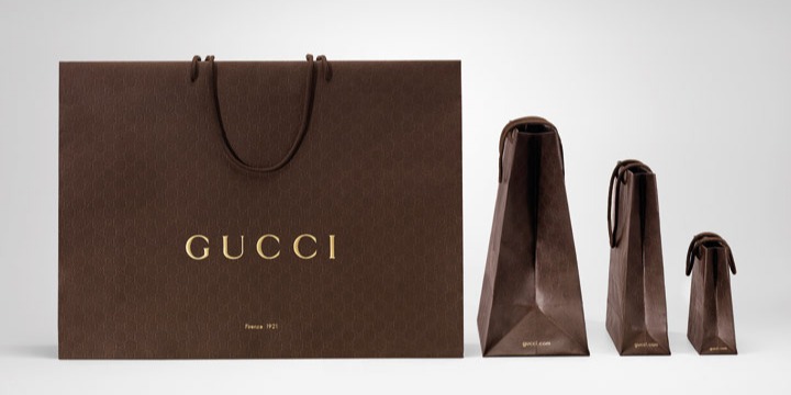 Pink Handled Shopping Paper Bag