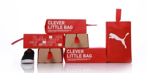 Puma biodegradable packaging