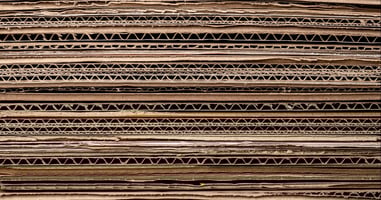 Stack of cardboard
