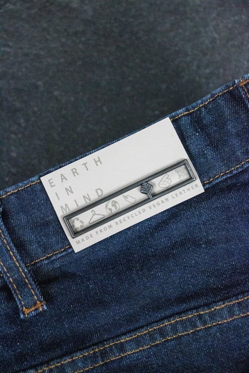 Recycled PU & Metal leather patch