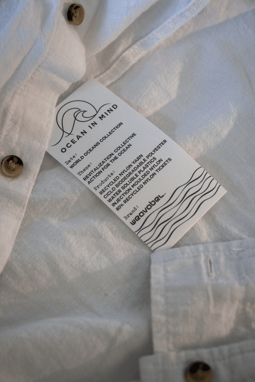 OIM Recycled nylon care label