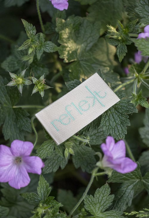 Weavabel Reflekt Tencel label