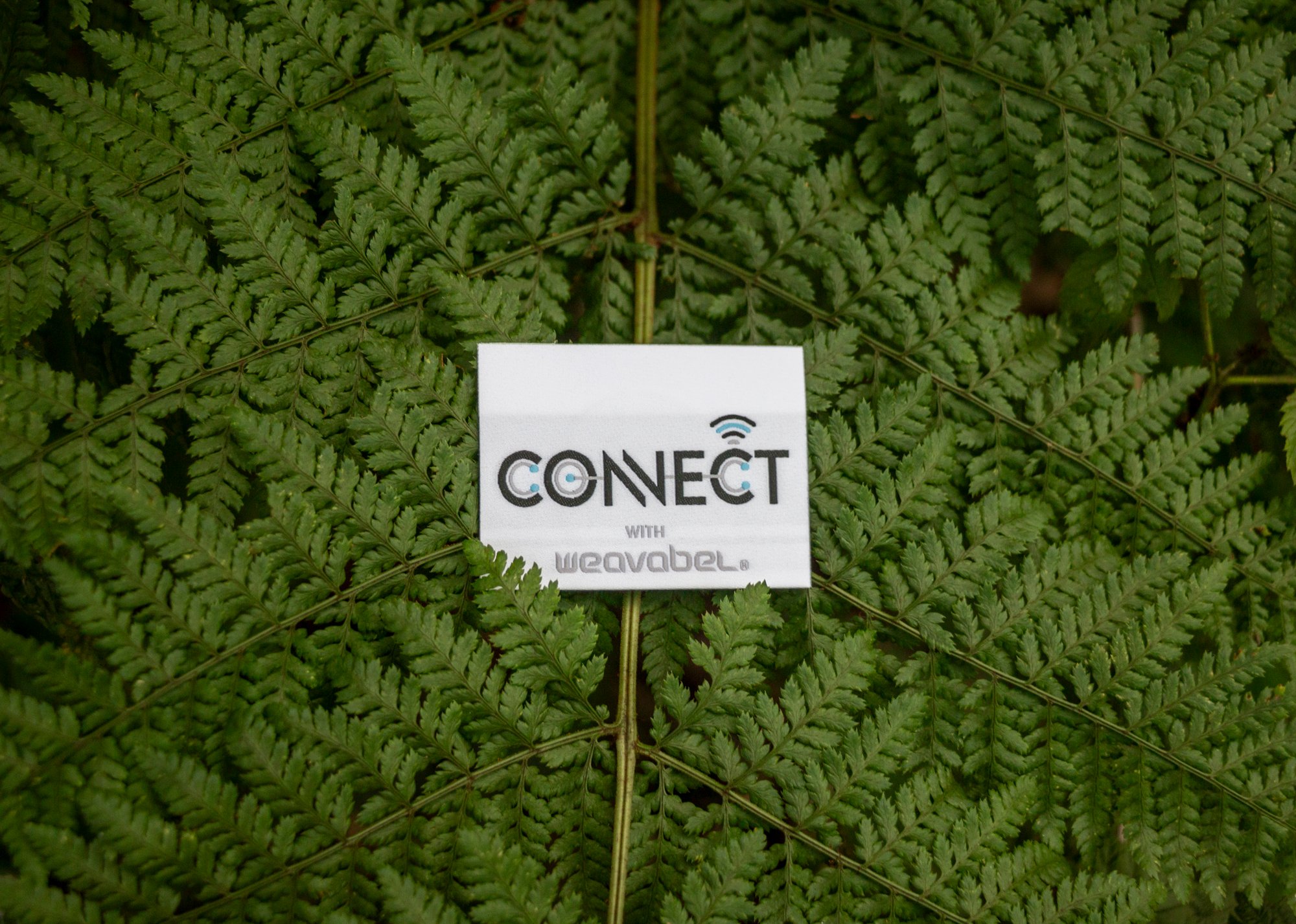 Weavabel connect GRS woven label NFC
