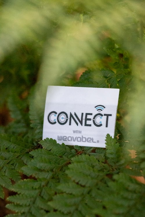 Weavabel Connect recycled polyester woven label