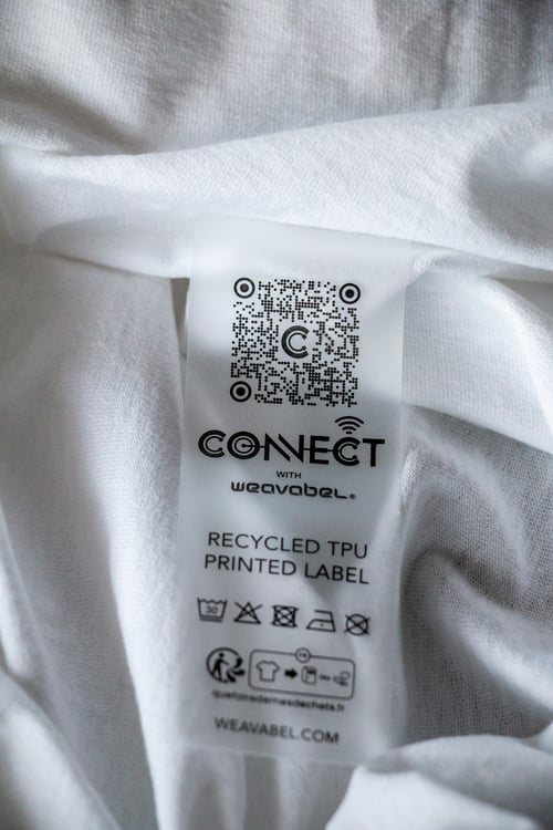 Printed QR codes can provide additional care information.