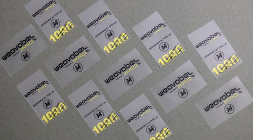 Weavabel PRO Recycled TPU brand labels