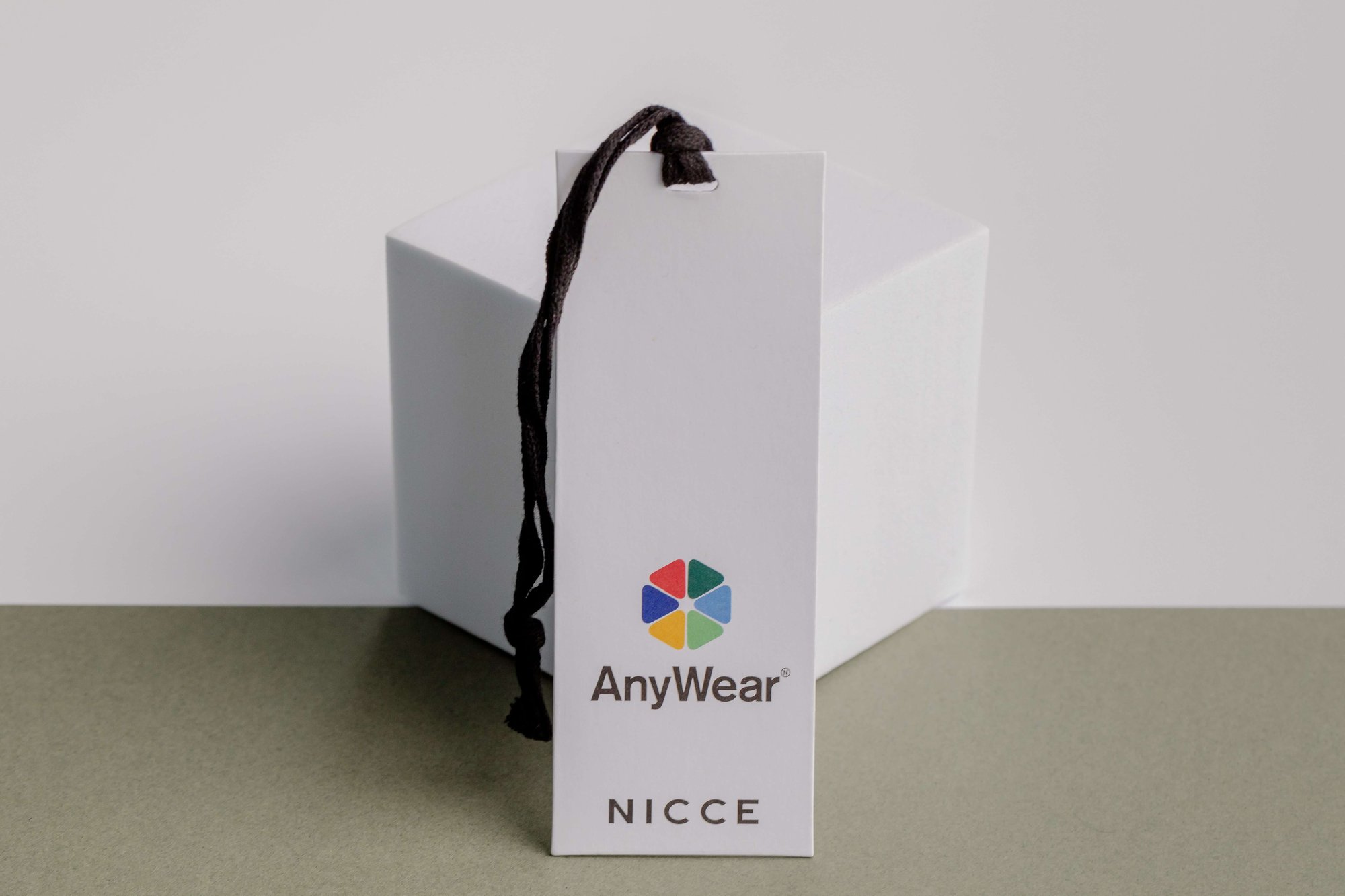 NICCE hang tag
