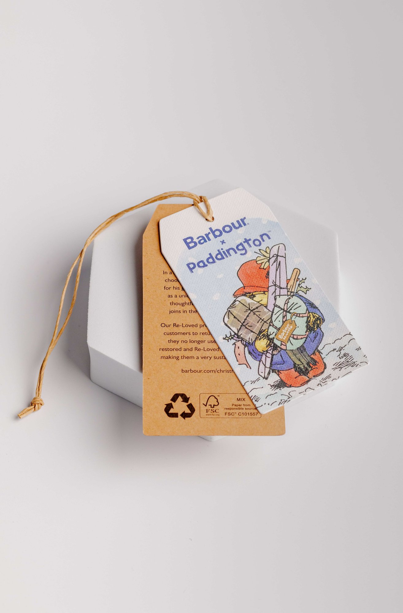 Paddington swing tag