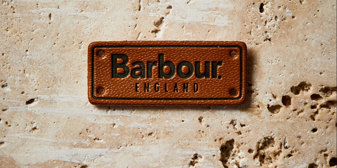 Weavabel_Badge - Leather - Barbour - 1