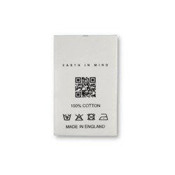 EIM Recycled Polyester Printed QR Code Label