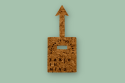 Earth Day Cork Tag