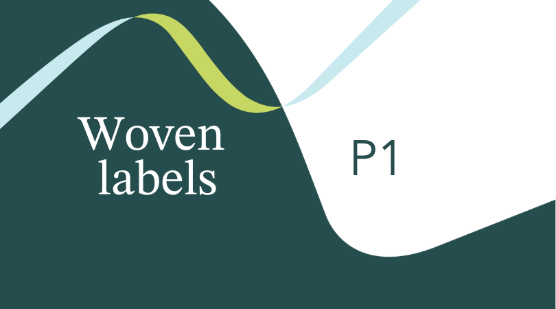 P1 Woven lables