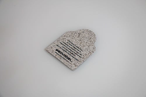 Printed die-cut Notpla ticket