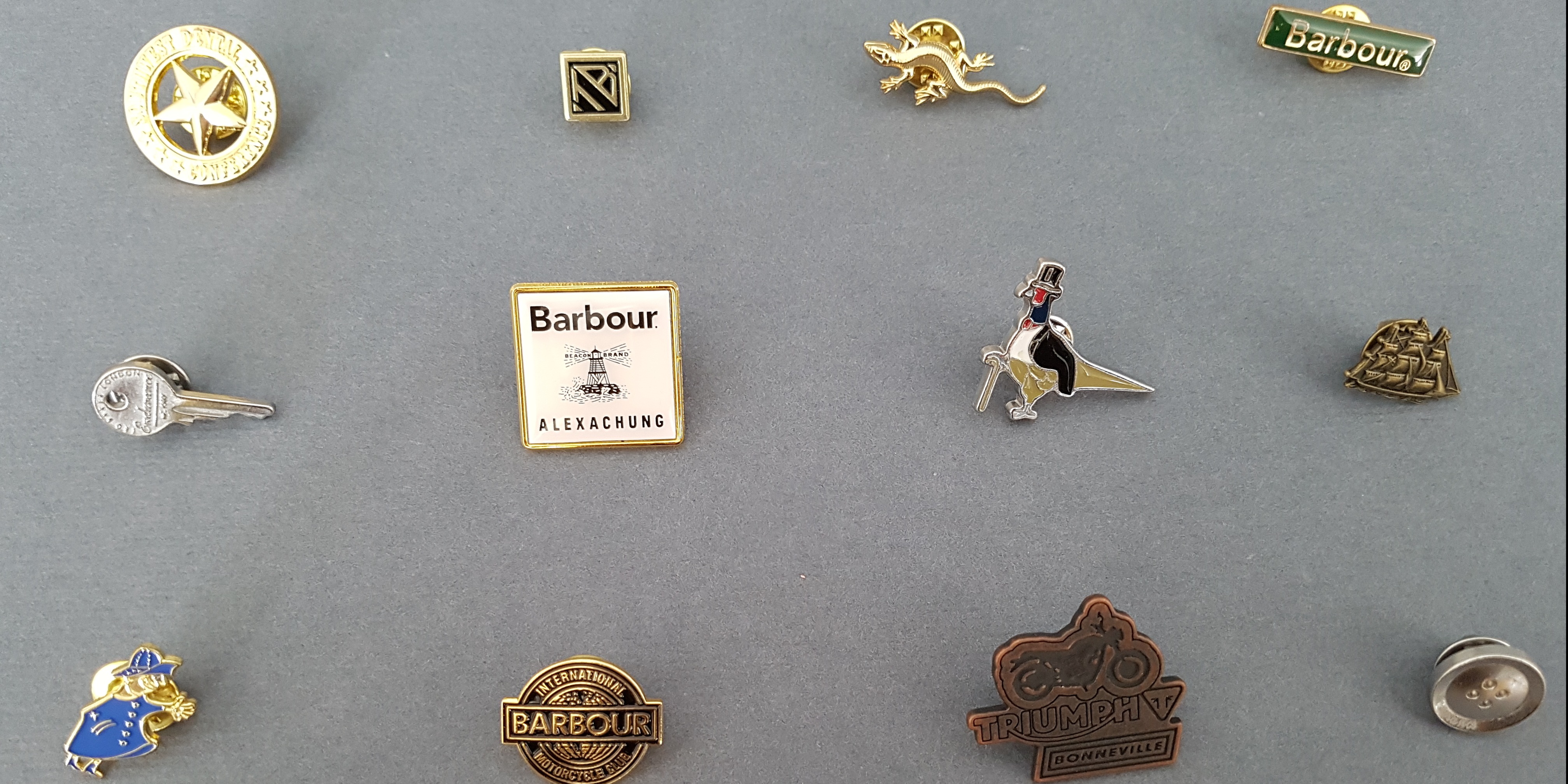 What types of pin can I have on the back of enamel badges?