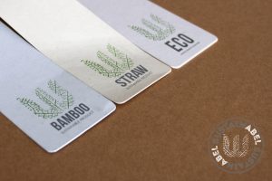 Straw, Bamboo and FSC Paper examples