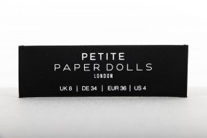 PETITE Paper Dolls Label - London