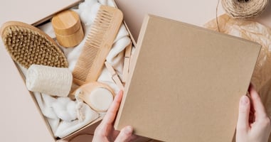 unboxing a luxury sustainable beauty box