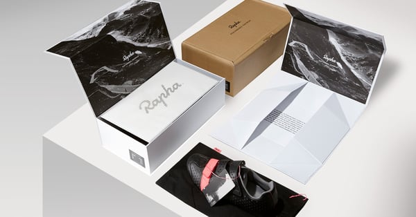 Rapha flat pack packaging and other packaging types