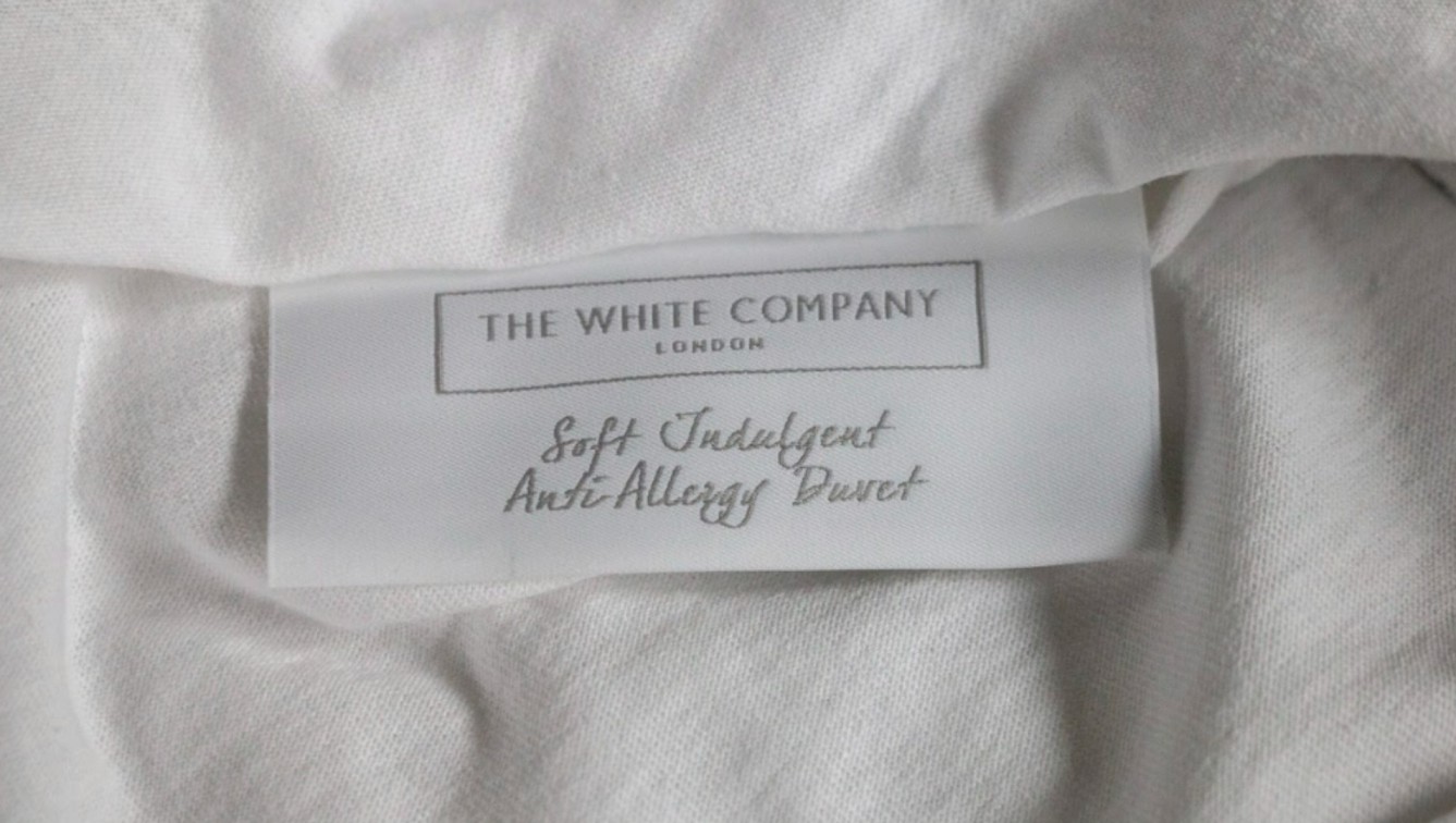 The White Company woven label