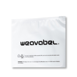 WEAVABEL Recycled LDPE Ziplock Poly Bag
