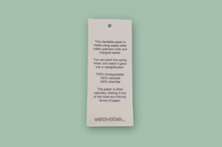 Marigold Seed Paper Hang Tag