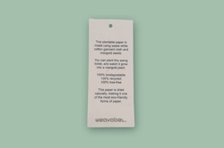 Marigold Seed Paper Hang Tag