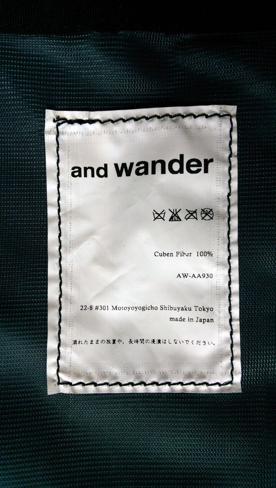 branded care label