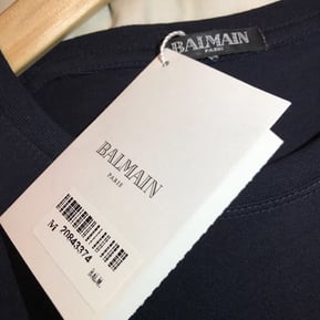 balmain hang tag