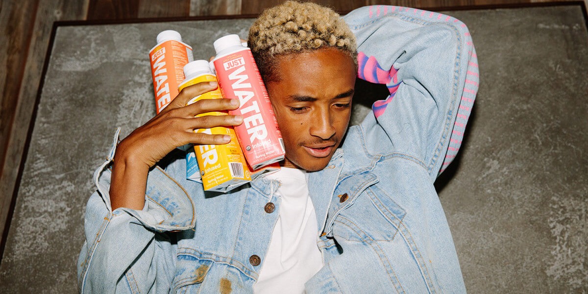 jaden smith just water packaging