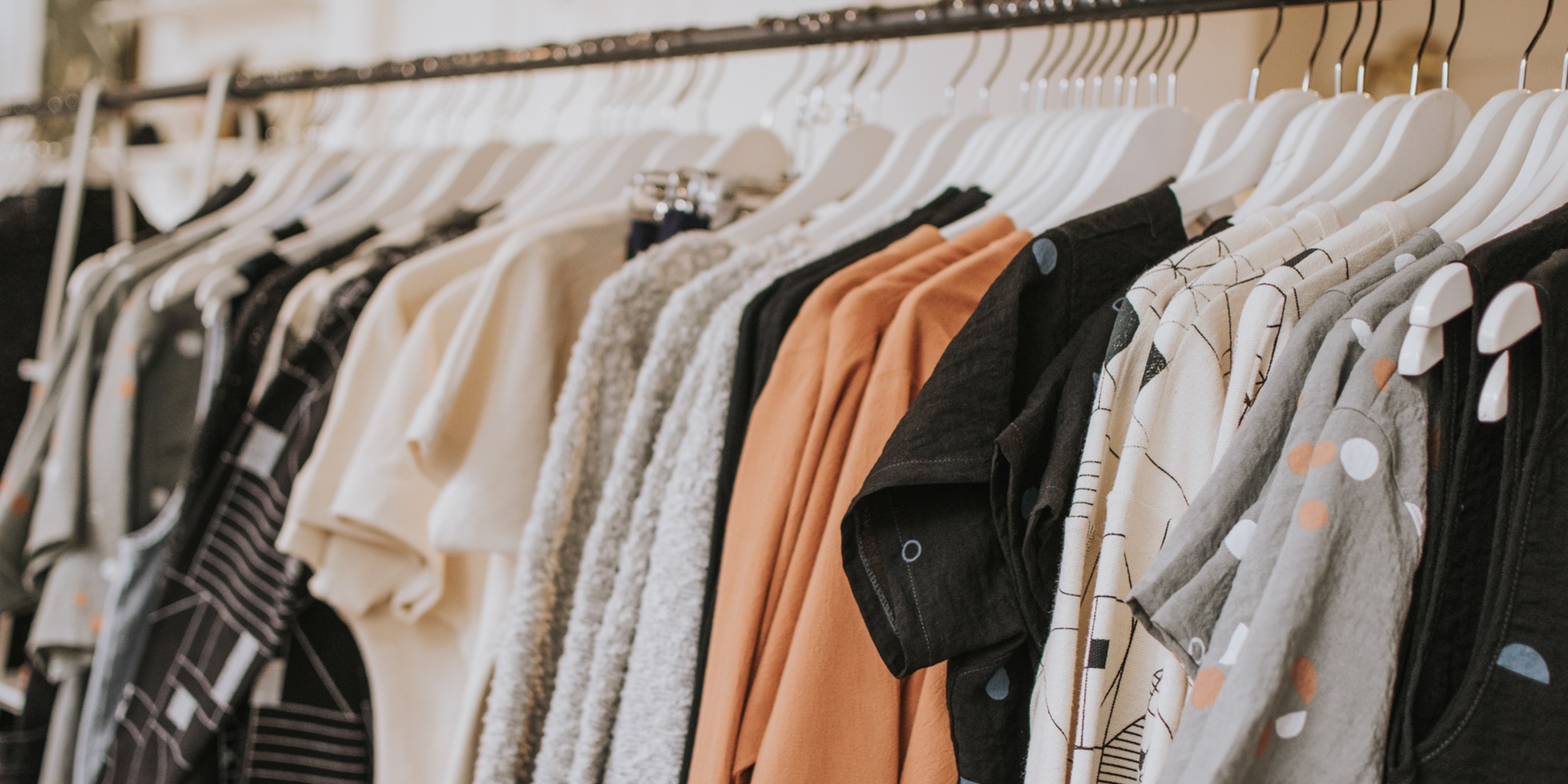 rack of dresses
