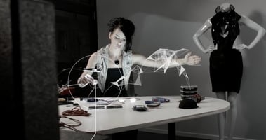 High tech fashion designer
