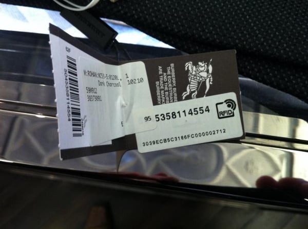 burberry rfid