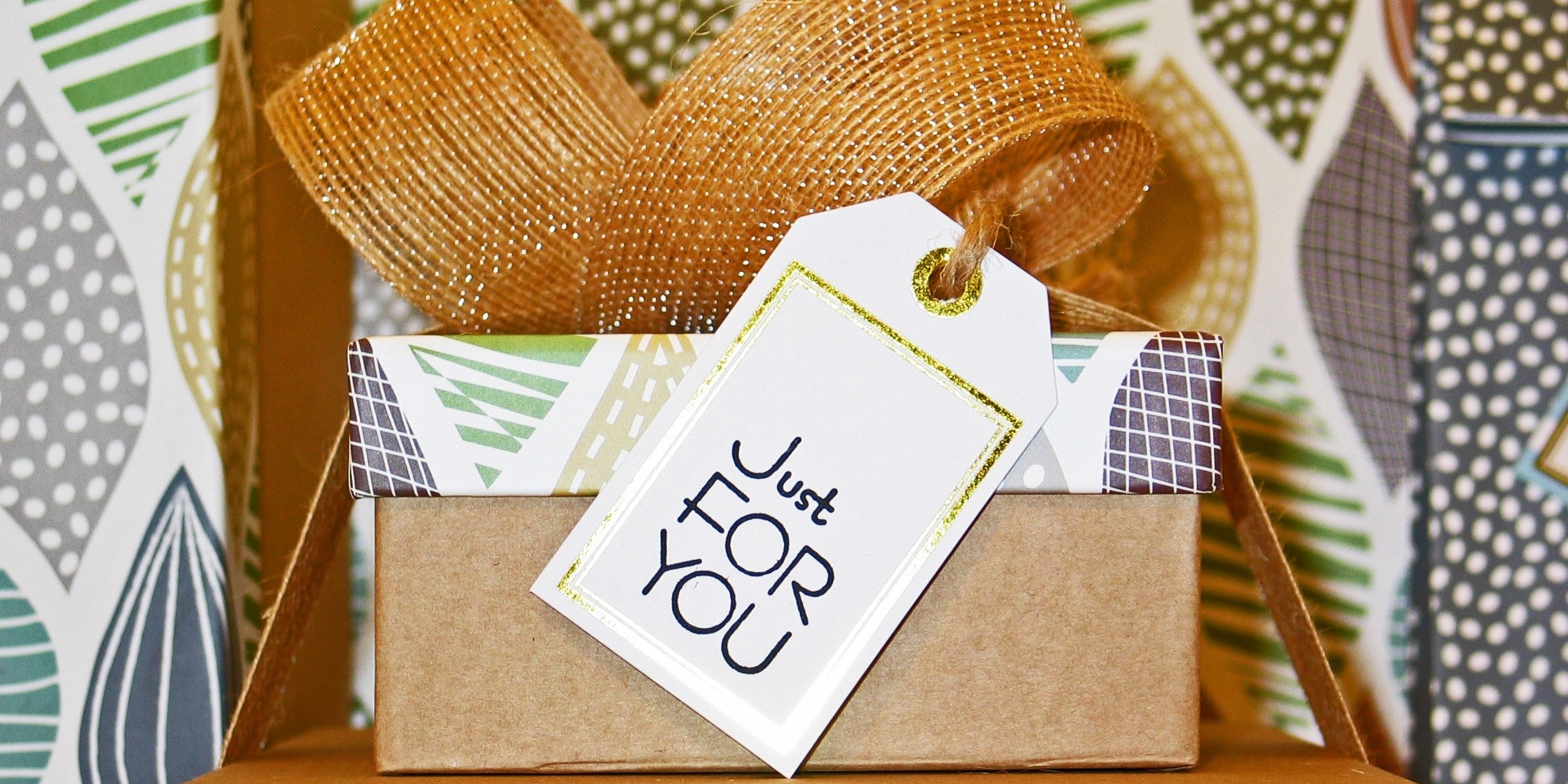 Biodegradable packing - with just for you note