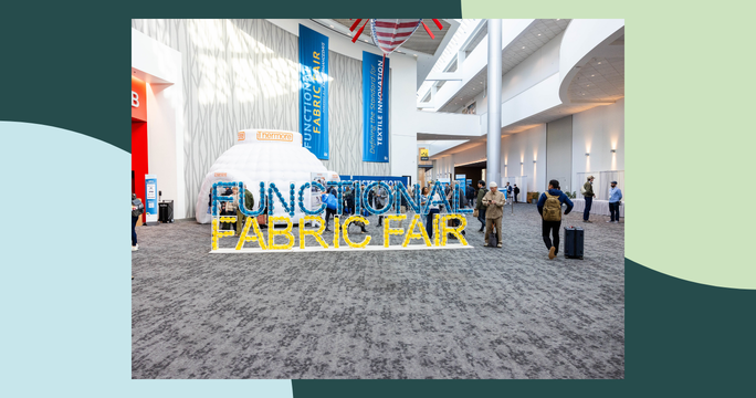Functional Fabric Fair entrance
