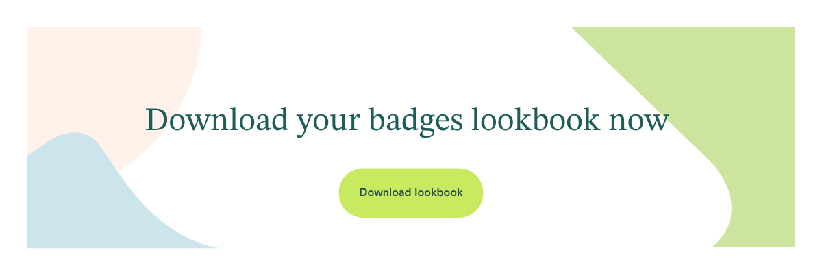 Badges lookbook CTA