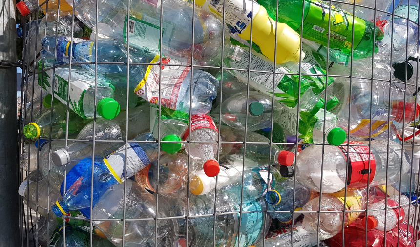 Used plastic bottles 