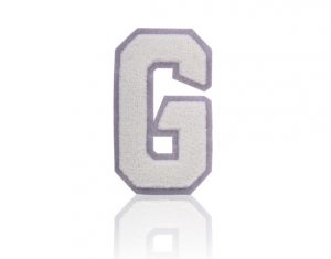 Letter G - customised clothing badge