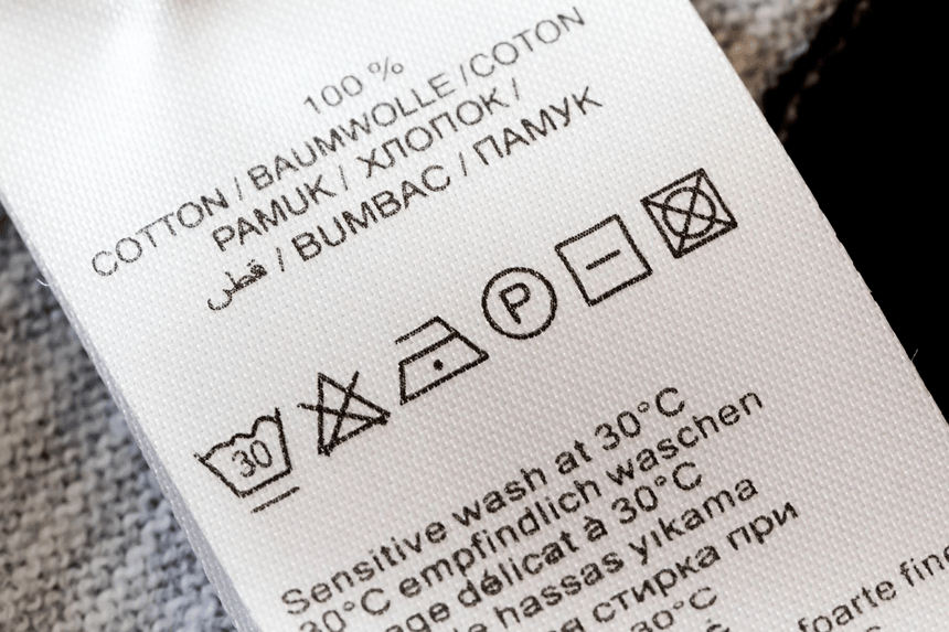 Underwear Design Gráfico por Clothing Tag, Care Label, Heat
