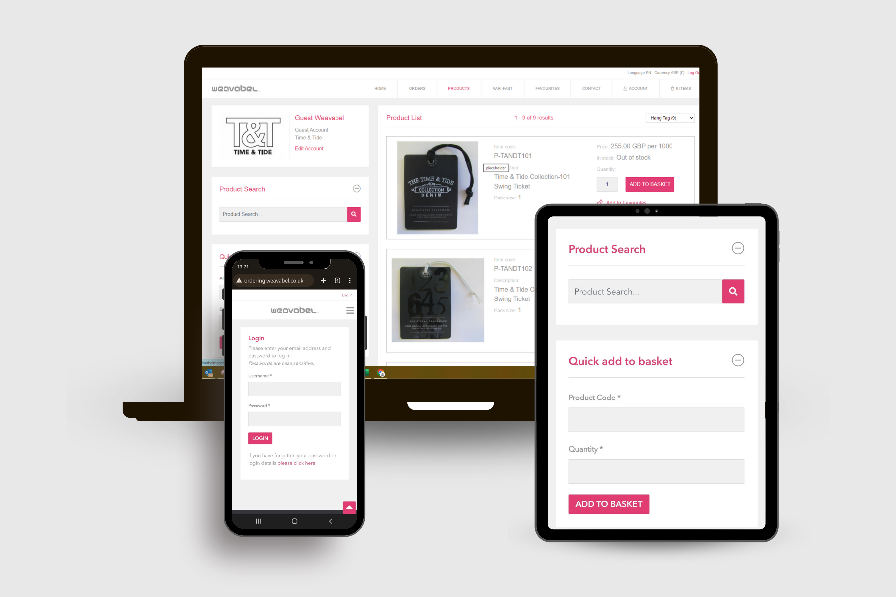 Weavabel Ordering System Weavabel Ordering System
