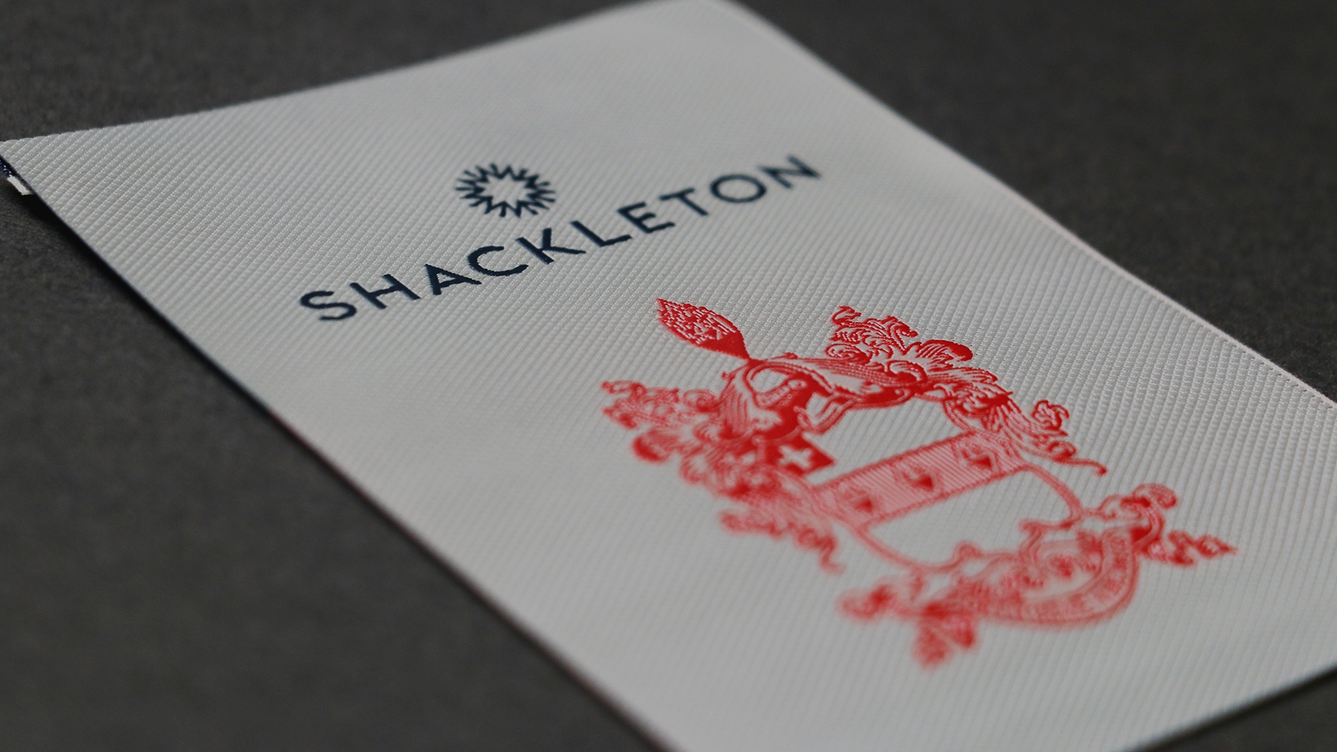Shackleton label example